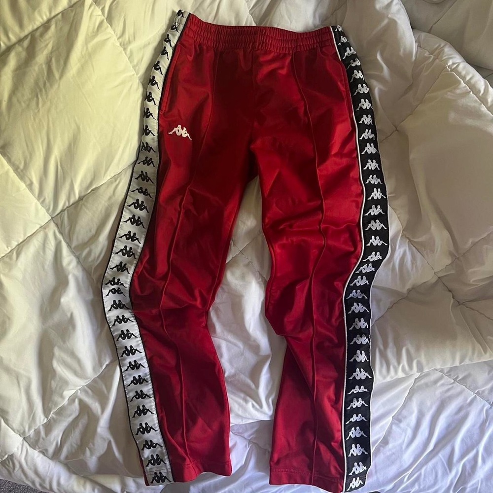 Red Kappa Track Pants